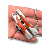 Penseli Çok Amaçlı Paslanmaz Çelik Kamp Outdoor Mini Anahtarlık Cep Çakı (Kılıf Hediyeli)
