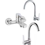 Penta 909090 Lavabo Krom Eviye Banyo Bataryası