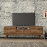 Penta Ahşap Ayaklı Ceviz 140 Cm Tv Sehpası