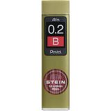 Pentel 0.2 mm Hi-Polymer Ain Stein Min Versatil Kalem Ucu 20 Adtlk Tüp (10 Tüp) - Yok