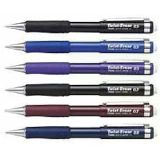Pentel 0.5 mm Metal Klipsli Büyük Boy Silgili Versatil SİYAH