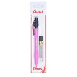 Pentel 0.5 mm PRIME Plastik Gövdeli Versatil + 12'li Yedek Uç Set PEMBE