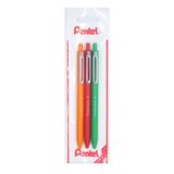 Pentel 0.7 mm Yağ Bazlı Mekanizmalı Roller Kalem - iZEE KIR-YEŞ-TUR