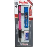 Pentel 120A3 Dx 0.7 mm Üçlü Kalem Set - Karışık-Çok Renkli