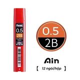 Pentel Ain Stein 0.5mm 2b 12'li Min (Uç) Küçük Kutu / C275S-2B - Siyah