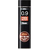 Pentel Ain Stein 0.9 mm 2B Versatil Kalem Ucu 36 Parça Siyah Renkli Yüksek Kalite