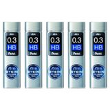 PENTEL Ain STEIN C273 sertlik derecesi HB 5'li 15 uçlu kılıf 0,3 mm