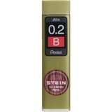 Pentel Ain Stein Kalem Uçları 0.2 mm B Sarf Malzemeleri Dayanıklı ve Koyu Yazım 1 Adet