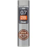 Pentel Ain Stein Kalem Uçları 0.7 mm 2B 40 Parça Kırılmaya Dayanıklı Seramik Alaşım