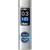Pentel Ain Stein Uç 0.3 mm HB 15 Adet Kırılmaya Dayanıklı Kalem Uçları