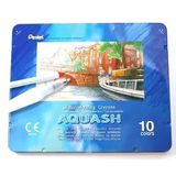 Pentel Aquash 10 Renk Sulandırılabilir Yağlı Pastel Boya