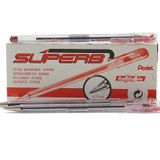 Pentel Bk77-B Superb Tükenmez Kalem (Roller) 0.7 Mm Kırmızı (12 Li Kutu)
