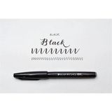 Pentel Brush Sign Fırça Uçlu Keçeli Kalem Ses15c Black
