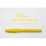 Pentel Brush Sign Fırça Uçlu Keçeli Kalem SES15C Yellow - Açık Sarı