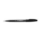 Pentel Brush Sing Fırça Uçlu Kaligrafi Kalemi Black (10 Lu Paket) SES15C-AX - Yok