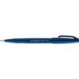 Pentel Brush Sing Fırça Uçlu Kaligrafi Kalemi Blue Black (10 Lu Paket) Ses15c-Cax
