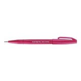 Pentel Brush Sing Fırça Uçlu Kaligrafi Kalemi Burgundy (10 Lu Paket) SES15C-B2X - Yok