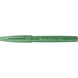 Pentel Brush Sing Fırça Uçlu Kaligrafi Kalemi Green (10 Lu Paket) Ses15c-Dx