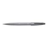 Pentel Brush Sing Fırça Uçlu Kaligrafi Kalemi Grey (10 Lu Paket) SES15C-NX - Yok