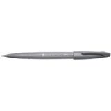 Pentel Brush Sing Fırça Uçlu Kaligrafi Kalemi Grey (10 Lu Paket) Ses15c-Nx