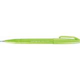 Pentel Brush Sing Fırça Uçlu Kaligrafi Kalemi Light Green (10 Lu Paket) Ses15c-Kx