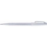Pentel Brush Sing Fırça Uçlu Kaligrafi Kalemi Light Grey (10 Lu Paket) Ses15c-N2x