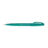 Pentel Brush Sing Fırça Uçlu Kaligrafi Kalemi Turguoise Green (10 Lu Paket) SES15C-D3X - Yok