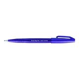 Pentel Brush Sing Fırça Uçlu Kaligrafi Kalemi Violet (10 Lu Paket) SES15C-VX - Yok