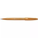 Pentel Brush Sing Fırça Uçlu Kaligrafi Kalemi Yellow Ochre (10 Lu Paket) Ses15c-Yx