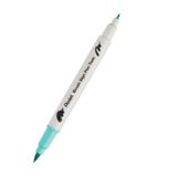 Pentel Brush Sing Pen Twin Çift Taraflı Fırça Uçlu Kalem Emerald Green