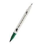 Pentel Brush Sing Pen Twin Çift Taraflı Fırça Uçlu Kalem Green
