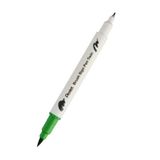 Pentel Brush Sing Pen Twin Çift Taraflı Fırça Uçlu Kalem Light Green