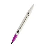 Pentel Brush Sing Pen Twin Çift Taraflı Fırça Uçlu Kalem Magenta
