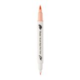 Pentel Brush Sing Pen Twin Çift Taraflı Fırça Uçlu Kalem MAT TURUNCU