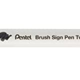 Pentel Brush Sing Pen Twin Çift Taraflı Fırça Uçlu Kalem MAVİ