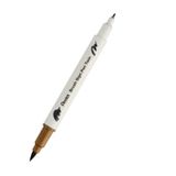 Pentel Brush Sing Pen Twin Çift Taraflı Fırça Uçlu Kalem Raw Umber