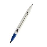 Pentel Brush Sing Pen Twin Çift Taraflı Fırça Uçlu Kalem Steel Blue