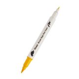 Pentel Brush Sing Pen Twin Çift Taraflı Fırça Uçlu Kalem Yellow