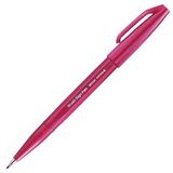 Pentel Burgundy Brush Sign Pen Fırça Uçlu Kalem