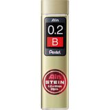 Pentel C272W-B Hi-Polymer Ain Stein Min, 0.2 Mm, 20 Adetlik Tüp, B - Standart - Çok Renkli