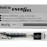 Pentel LR7ABX Jel Kalem Yedekleri, f/EnerGel, 0,7 mm, İnce, 12/BX, Siyah Mürekkep