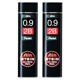 Pentel Mürekkep Kalemi Mekanik Kurşun Kalem Çekirdek Ain Mürekkep Kalem Dolum Karl Stein (Politikacı) 0,9 mm 2B C279 2B '2'li Set'