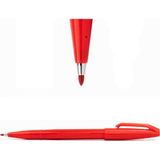 Pentel S520 Imza Kalemi - Kırmızı - 1 - Renkli