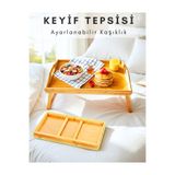 Penthouse Katlanabiir Keyif Sehpası Kahvaltı Tepsi Masa Sehpa Veya Yatak Üstü Kahvaltı Tepsisi