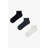 Penti 3 Çift Burun Dikişsiz Spor Microfiber Havlu Taban Soket Çorap