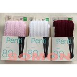 Penti 3'lü Kız Çocuk Desenli Külotlu Çorap ( Çocuk Kilotlu Çorap ) - 2 - 4 Yaş - Bordo - Pembe - Beyaz