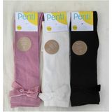 Penti 3^lü Paket Kız Çocuk Ribbon Pantolon Çorabı - Siyah - Beyaz - Pembe - 4 - 5 Yaş