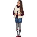 Penti 6-8 Yaş Açık Gri Penguin Kız Çocuk Külotlu Çorap