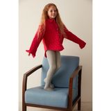 Penti Açık Gri Kız Çocuk Külotlu Çorap - 4 - 5 Yaş