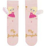Penti Açık Pembe Kız Çocuk Fairy Soket Çorap - 31 - 34